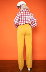 Vintage 70s Mustard Wool Suit