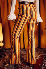 Like A Rolling Stone Striped Flares - Trousers