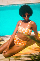 Marcie Retro Daisy Bikini Set