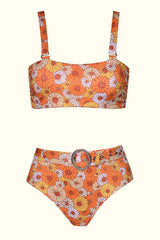 Marcie Retro Daisy Bikini Set