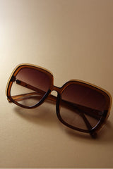 Sister Disco Brown Square Sunglasses