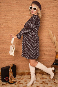 Vintage 1970s Midi Dress