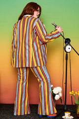 A Hard Day's Night Striped Blazer - Jackets & Coats