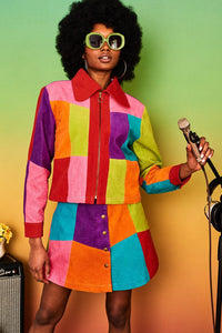 All Together Now Patchwork Jacket - Jackets & Coats