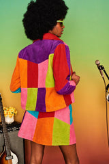 All Together Now Patchwork Jacket - Jackets & Coats
