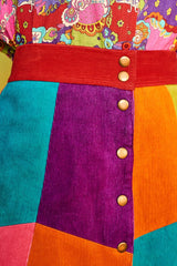All Together Now Patchwork Skirt - Skirts
