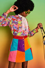 All Together Now Patchwork Skirt - Skirts
