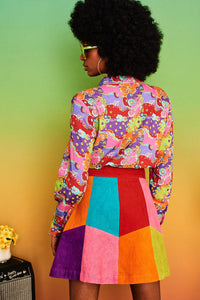 All Together Now Patchwork Skirt - Skirts