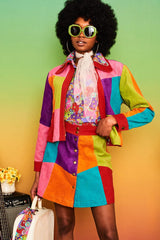 All Together Now Patchwork Skirt - Skirts