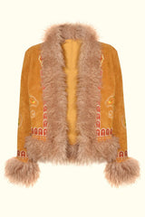 Breaking Hearts Yellow Cropped Penny Lane Coat - Jackets & Coats