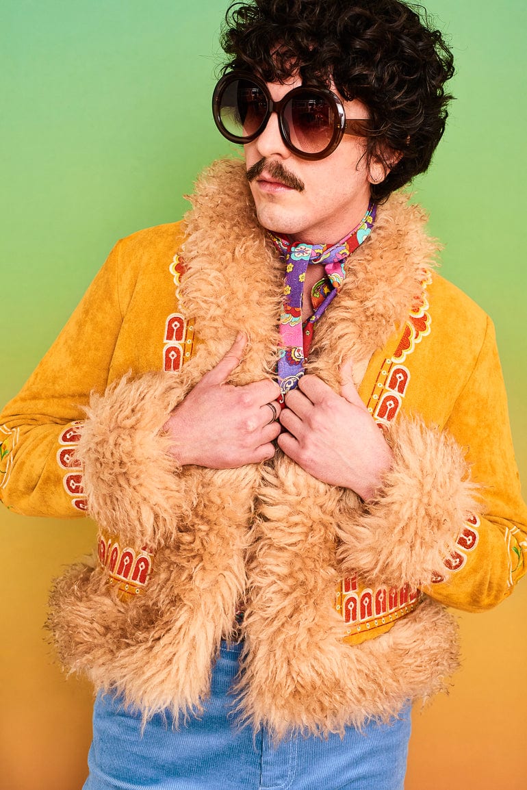 Breaking Hearts Yellow Cropped Penny Lane Coat - Jackets & Coats