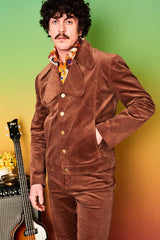 Come Together Brown Cord Jacket - Mens