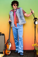 Day Tripper Blue Reversible Vest - Waistcoats
