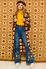 Dreams Brown Daisy Flower Belt - Belts