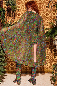 Genevieve Green Paisley Gogo Boots - Accessories