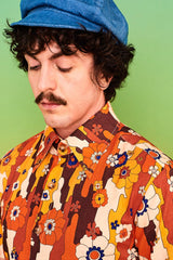 Get Back Cascading Floral Shirt - Mens