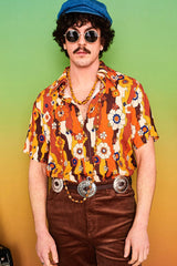 Get Back Cascading Floral Shirt - Mens