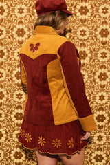 Honey Hi Corduroy Flower Jacket - Jackets & Coats