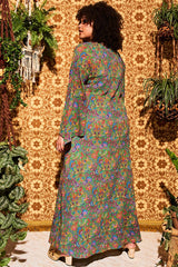 Lady Of The Canyon Green Paisley Maxi Dress - Dresses