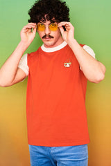 Lennon Yellow Round Sunglasses - Mens