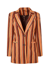 Like A Rolling Stone Striped Blazer - Jackets & Coats