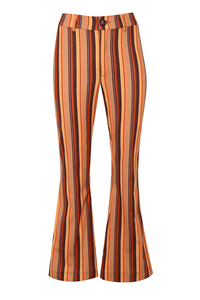 Like A Rolling Stone Striped Flares - Trousers