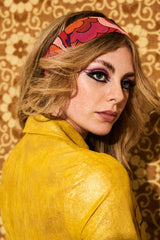 Little Sadie Psychedelic Cloud Skinny Scarf - Scarves