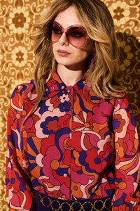 Ohh La La Pink Oversized Sunglasses - Sunglasses