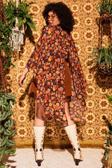 Penny Lane Cream Floral Embroidered Boots - Footwear