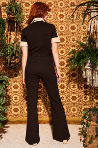 Ramble On Brown Zip Jumpsuit - Jumpsuits