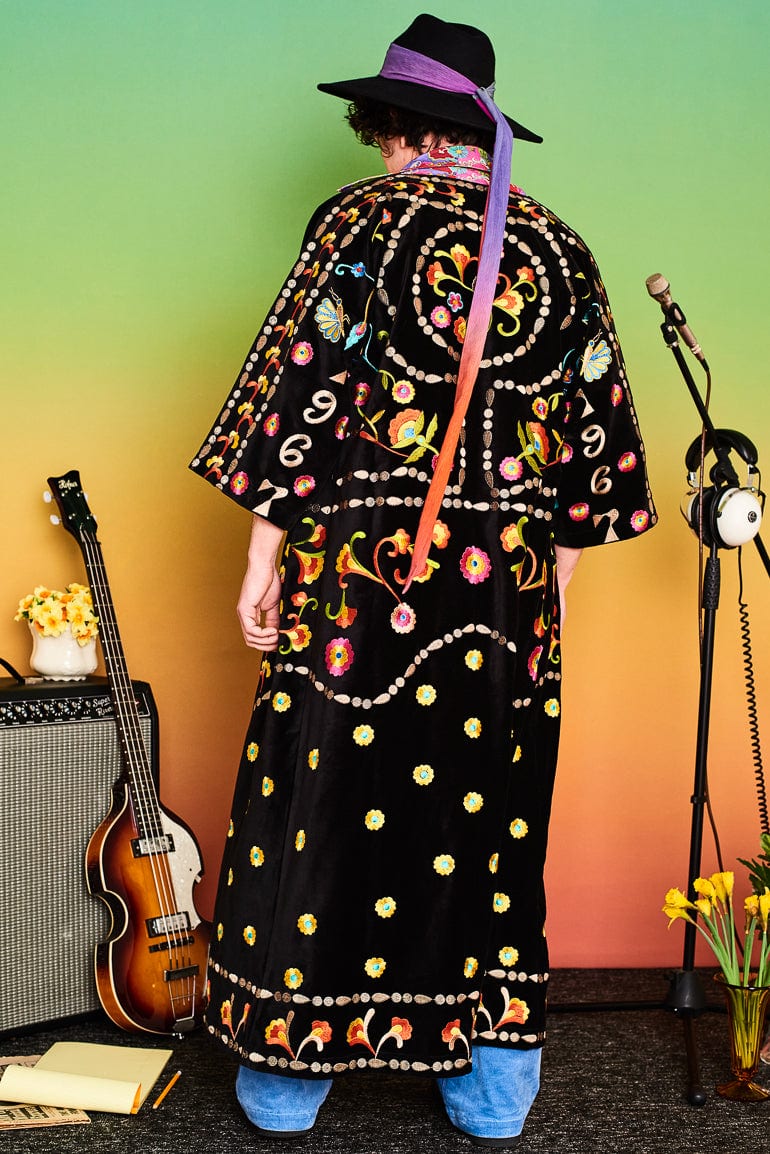 Revolution 1967 Embroidered Dream Coat - Kimonos / Dusters