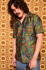 Santa Fe Green Paisley Men’s Shirt - SSA148 (M) -