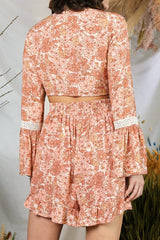 Steady As She Goes Pink Floral Shorts - Shorts
