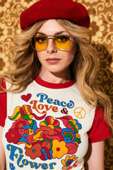 Sunshine Of Your Love Yellow Aviator Sunglasses - Sunglasses