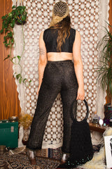 Vintage 1970s Cropped Embellished Waistcoat -
