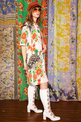 Vintage 1970s Printed Kimono -