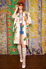 Vintage 1970s Printed Kimono -