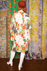 Vintage 1970s Printed Kimono -