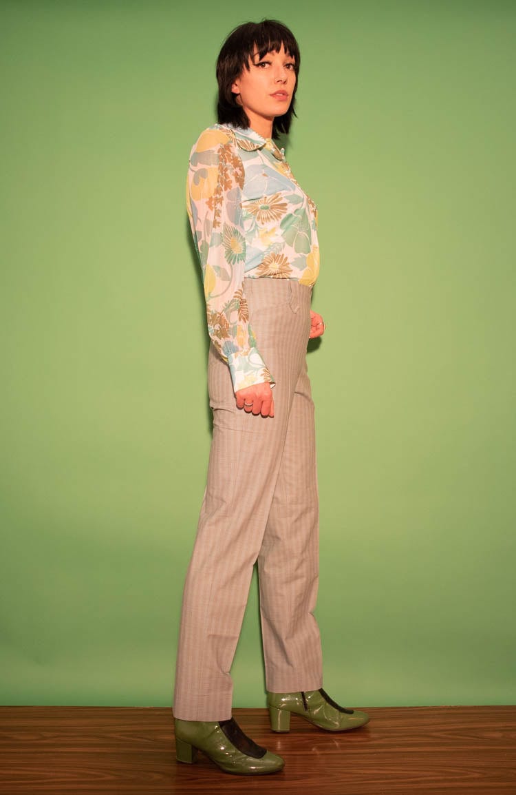 Vintage 70s High Waisted Trousers UK Size: 10 -